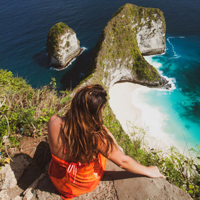 vanessa angelina at nusa penida for intego travel work with us